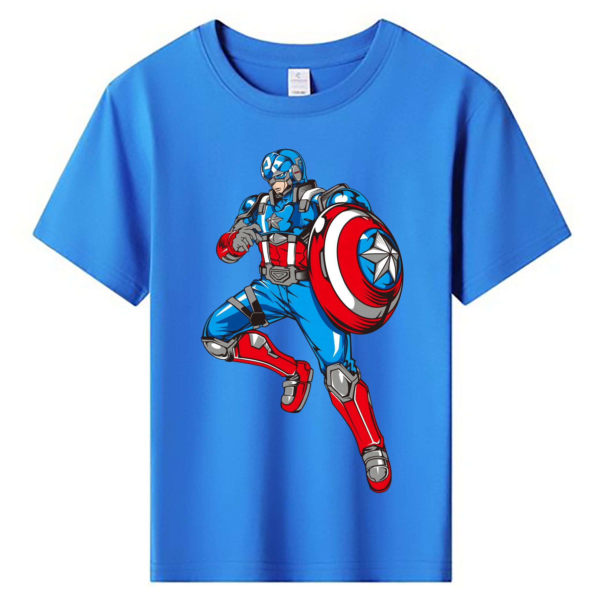 （画像用） アベンジャーズ The Avengers 綿100％キッズTシャツ（フロントプリント）